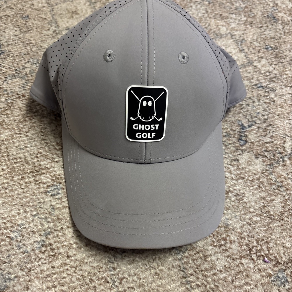Ghost Golf Icon Patch Snapback Skyview Hat Cap Grey